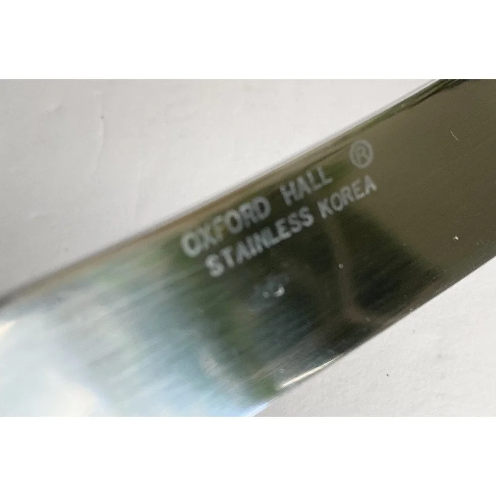 Vtg Lot‎ 6 Towle Supreme & Oxford Hall Stainless Pistol Handle Dinner Knives
